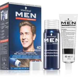 Schwarzkopf Men Perfect Anti-Grey Color Gel Tinted Gel for Hair for Men 40 Natural Dark Blond