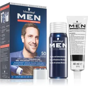 Schwarzkopf Men Perfect Anti-Grey Color Gel tinted gel for hair for men 50 Light Brown