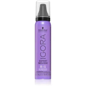 Schwarzkopf Professional IGORA Expert Mousse styling colour mousse for hair shade 8-1 Light Blonde Cendré 100 ml
