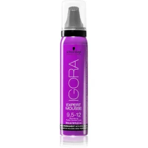 Schwarzkopf Professional IGORA Expert Mousse styling colour mousse for hair shade 9,5-12 Moonstone 100 ml