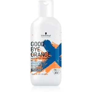 Schwarzkopf Professional Goodbye Orange toning shampoo neutralising brass tones 300 ml