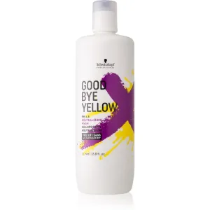 Schwarzkopf Professional Goodbye Yellow shampoo for neutralising brassy tones for colour-treated or highlighted hair 1000 ml #1667072