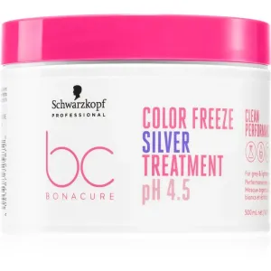 Schwarzkopf Professional BC Bonacure Color Freeze Silver mask neutralising yellow tones 500 ml