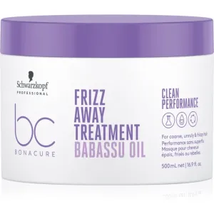 Schwarzkopf Professional BC Bonacure Frizz Away Treatment mask for unruly and frizzy hair 500 ml