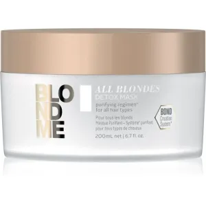 Schwarzkopf Professional Blondme All Blondes Detox cleansing detox mask for blondes and highlighted hair 200 ml