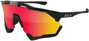 SCICON Aeroshade XL Black Gloss/SCNPP Multimirror Red/Clear Cycling Glasses