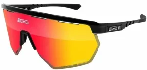 SCICON Aerowing Black Gloss/SCNPP Multimirror Red/Clear Cycling Glasses