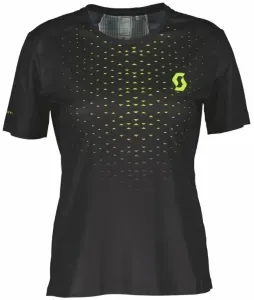 Scott RC Run SS Womens Shirt Black/Yellow XS Running t-shirt with short sleeves