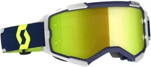 Scott Fury Blue/Grey/Yellow Chrome Cycling Glasses