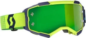 Scott Fury Blue/Yellow/Green Chrome Cycling Glasses