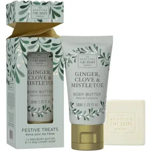 Scottish Fine Soaps Ginger, Clove & Mistletoe Festive Treats gift set (for the body) mini
