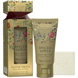 Scottish Fine Soaps Spiced Apple Festive Treats gift set (for the body) mini