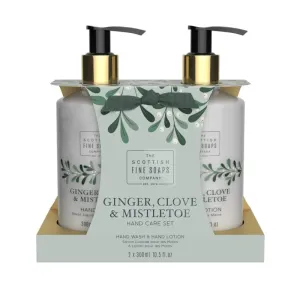 Scottish Fine Soaps Ginger, Clove & Mistletoe Hand Care Set gift set (for hands)