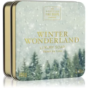 Scottish Fine Soaps Winter Wonderland Luxury Soap luxury bar soap in a tin Cinnamon, Dried Fruits & Vanilla 100 g