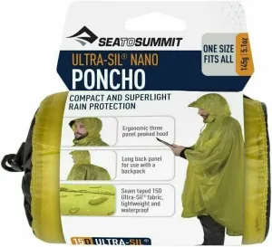 Sea To Summit Ultra-Sil Nano Poncho 15D Lime Outdoor Jacket