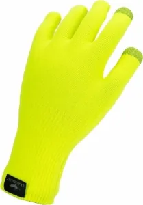 Sealskinz Waterproof All Weather Ultra Grip Knitted Glove Neon Yellow S Bike-gloves