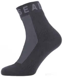 Sealskinz Waterproof All Weather Ankle Length Sock with Hydrostop Black/Grey L Cycling Socks