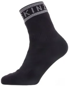Sealskinz Waterproof Warm Weather Ankle Length Sock With Hydrostop Black/Grey L Cycling Socks