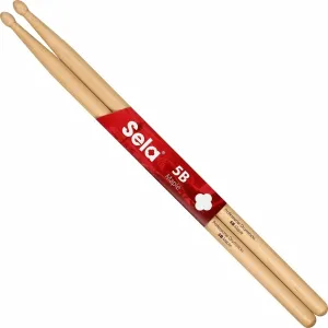 Sela SE 273 Professional Drumsticks 5B - 6 Pair Drumsticks