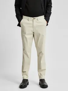 Selected Homme Miles Chino Trousers White #161132