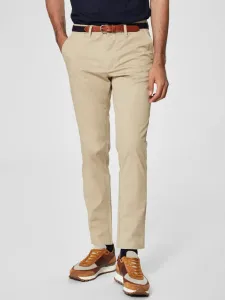 Selected Homme Yard Chino Trousers Beige