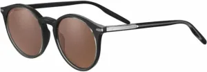 Serengeti Leonora Shiny Transparent Black/Mineral Polarized Drivers M Lifestyle Glasses