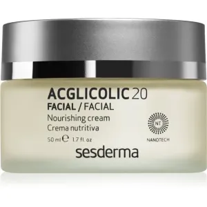 Sesderma Acglicolic 20 Facial nourishing rejuvenating cream for dry and very dry skin 50 ml