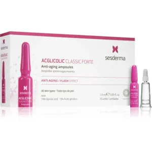 Sesderma Acglicolic Classic Forte Facial anti-wrinkle moisturising serum With AHAs 10 x 1.5 ml