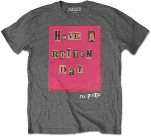 Sex Pistols T-Shirt Rotten Day Unisex Charcoal Grey L