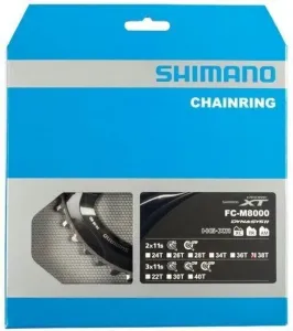 Shimano Y1RL98090 Chainring 96 BCD-Asymmetric 38T
