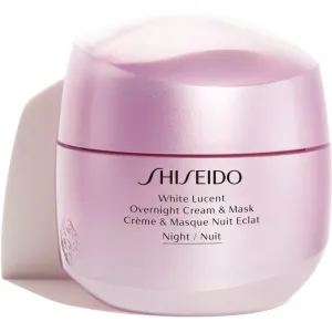 Shiseido White Lucent Overnight Cream & Mask moisturising night cream and mask for pigment spot correction 75 ml