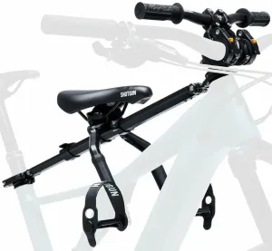 Shotgun Pro Child Bike Seat + Handlebars Combo Black Child seat/ trolley