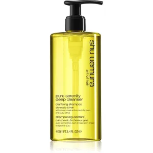 Shu Uemura Deep Cleanser Pure Serenity deep cleanse clarifying shampoo for oily hair and scalp 400 ml