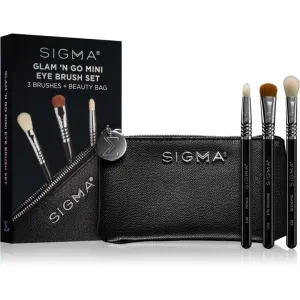 Sigma Beauty Brush Set Glam N Go brush set with a pouch
