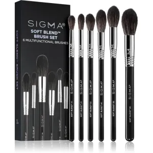 Sigma BeautySoft Blend Brush Set (6x Multifunctional Brushes) 6pcs