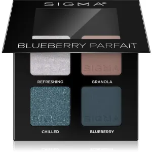 Sigma Beauty Quad eyeshadow palette shade Blueberry Parfait 4 g