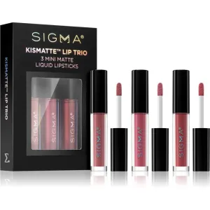 Sigma BeautyKismatte Lip Trio (3x Mini Matte Liquid Lipsticks) 3x1.4g/0.05oz