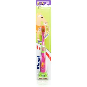 Signal Kids toothbrush ultra soft for children Pink-Green 1 pc