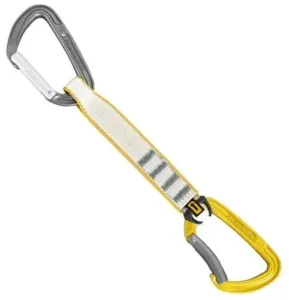Singing Rock Colt 17 Quickdraw Grey-Yellow Solid Straight/Solid Bent Gate
