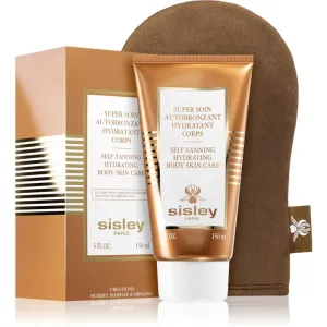 Sisley Super Soin Self Tanning Hydrating Body Skin Care self-tanning body lotion s aplikační rukavicí 150 ml #257886