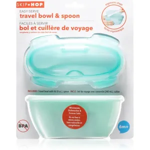 Skip Hop Easy Serve Bowl with spoon 3m+ Teal 240 ml