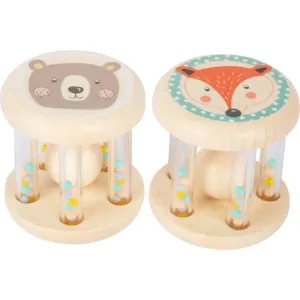 Small foot by Legler Rattle Animals Pastel rattle with marbles 2 pc