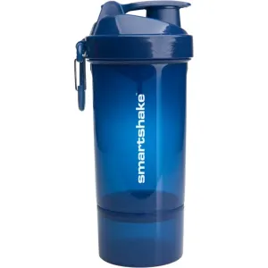 Smartshake Original2GO ONE sports shaker + container colour Navy Blue 800 ml