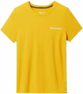 Smartwool Women's Explore the Unknown Graphic Short Sleeve Tee Slim Fit Honey Gold M Outdoor T-Shirt