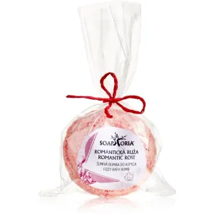 Soaphoria Romantic Rose anti-stress bath bomb with regenerative effect 85 g