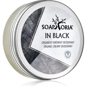Soaphoria In Black organic cream deodorant for men 50 ml