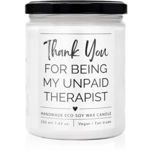 Soaphoria Thank You for Being My Unpaid Therapist scented candle 220 ml