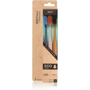 SOFTdent ECO Soft toothbrush 3 pc