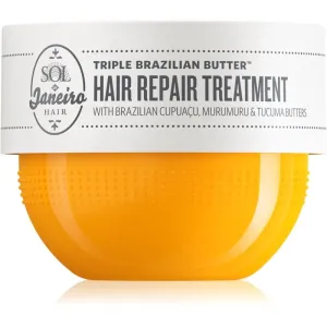Sol de Janeiro Triple Brazilian Butter™ Hair Repair Treatment intensive moisturising and nourishing mask for dry and damaged hair 75 ml