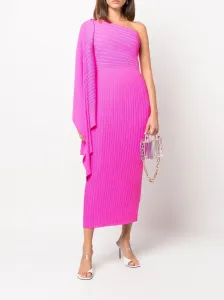 SOLACE LONDON - Lenna One-shoulder Midi Dress
